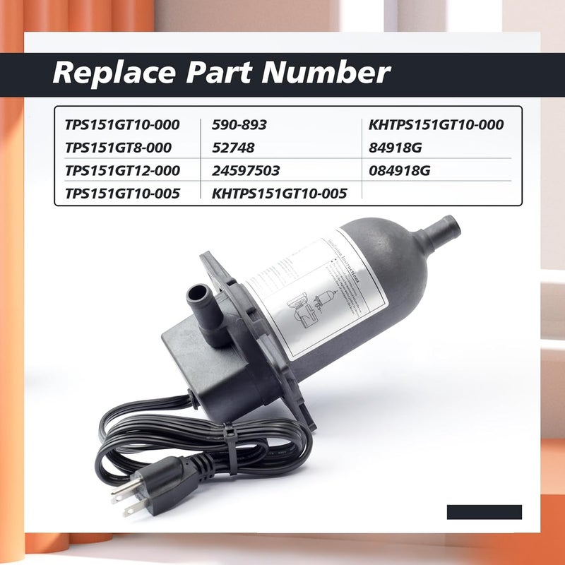 Mhrxusd TPS151GT10-000 Engine Block Heater with Plug Compatible with Diesel & Gas Engines Generator Tractor Truck Bus Boat 120V 1500W Option 100-120F Coolant Preheater Replace Parts TPS151GT8-000 - Image 4